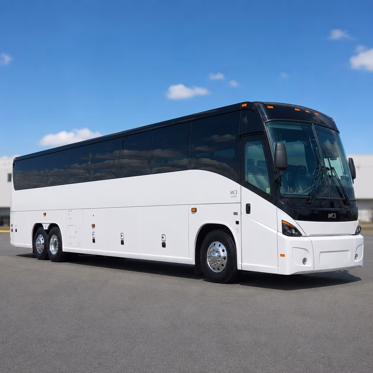 charter bus shuttles between el monte facilities and city of industry job sites