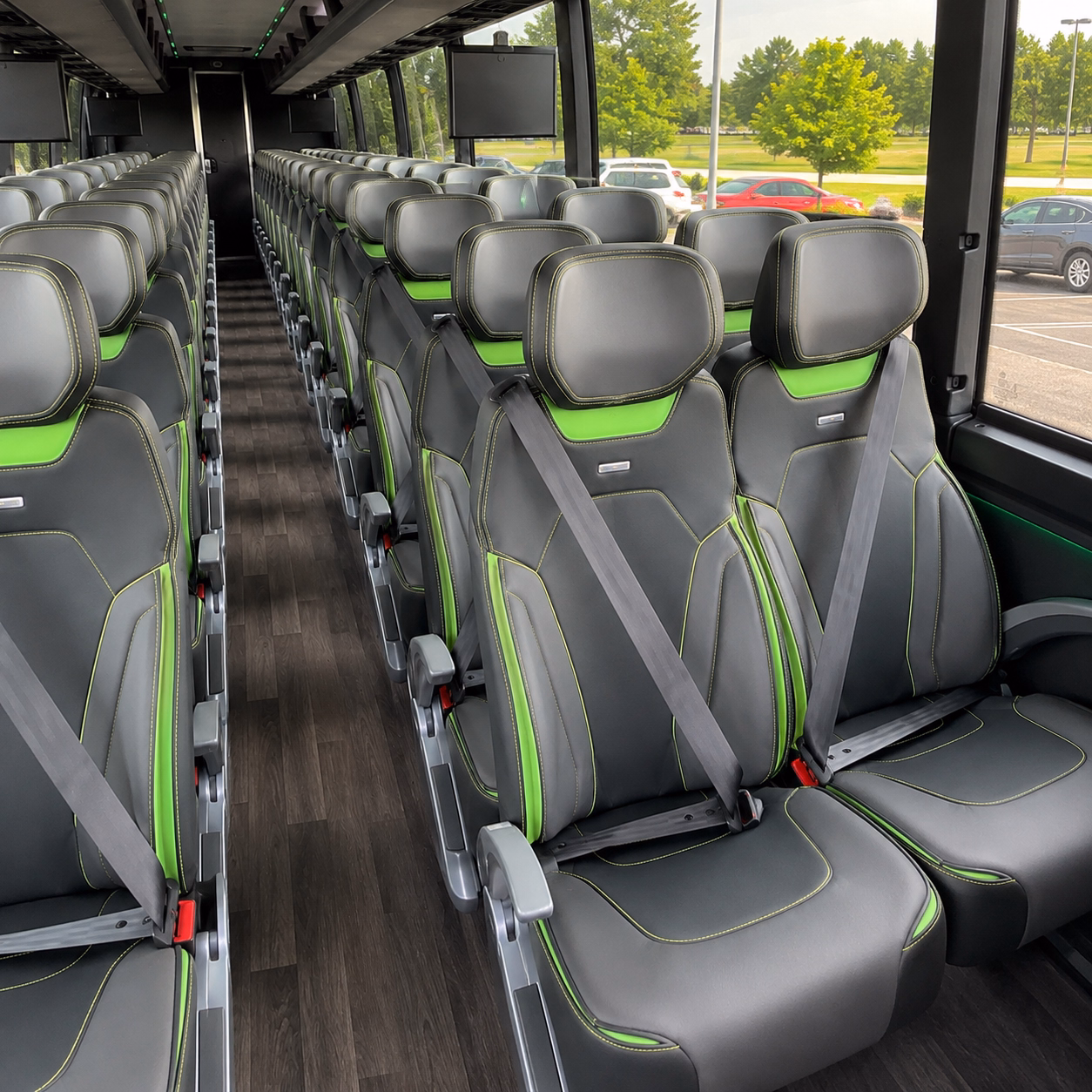 el monte airport transportation onboard seating