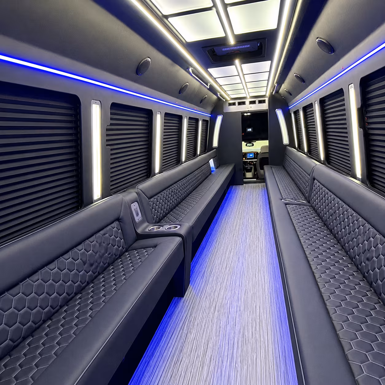 el monte party bus rentals inside