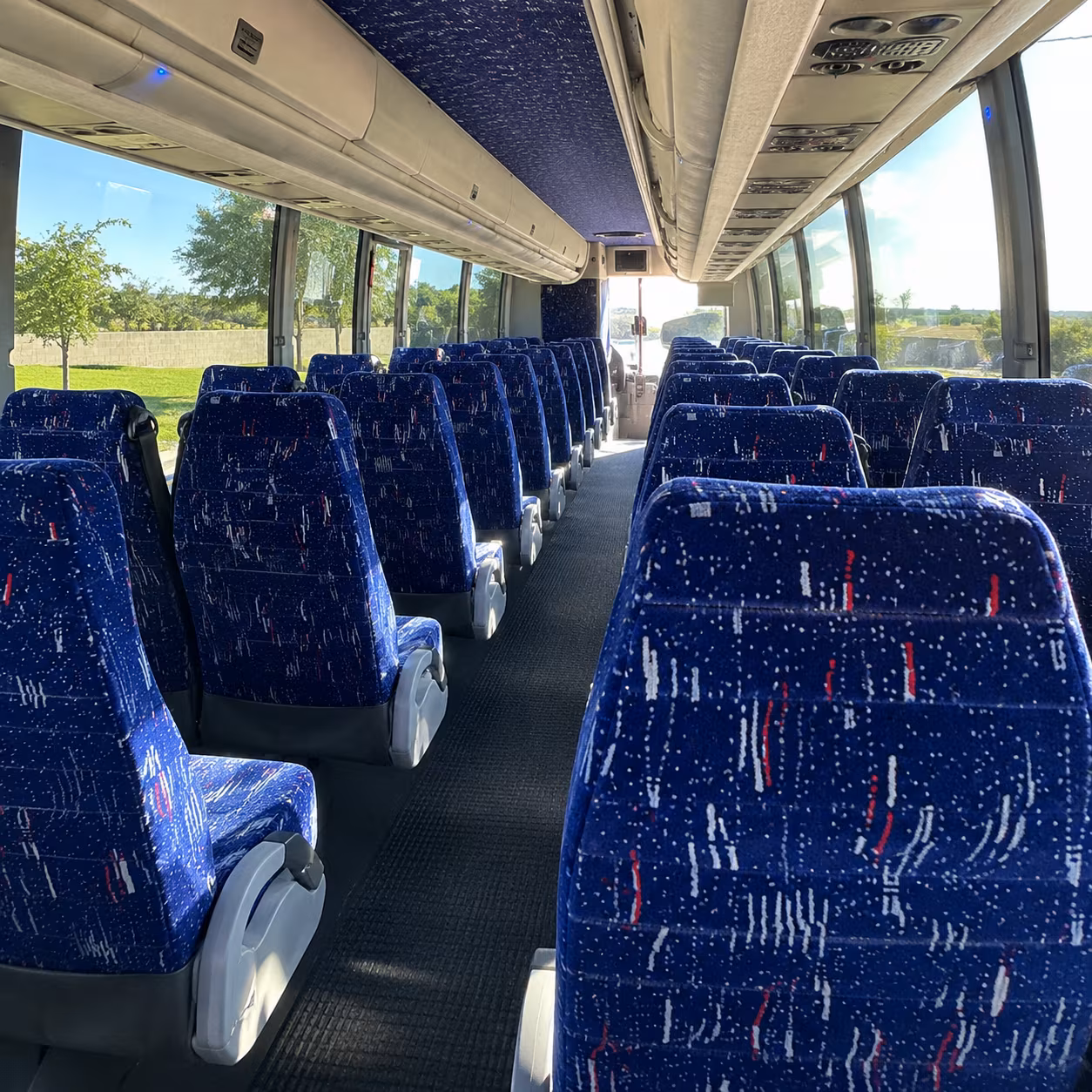 el monte religious group transportation onboard seating